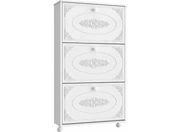 Тумба для обуви Ассоль АС-46 белое дерево