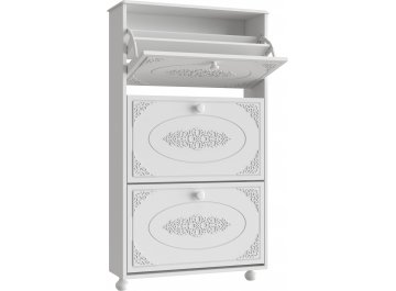 Тумба для обуви Ассоль АС-46 белое дерево