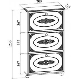 Обувница Ассоль плюс АС-46