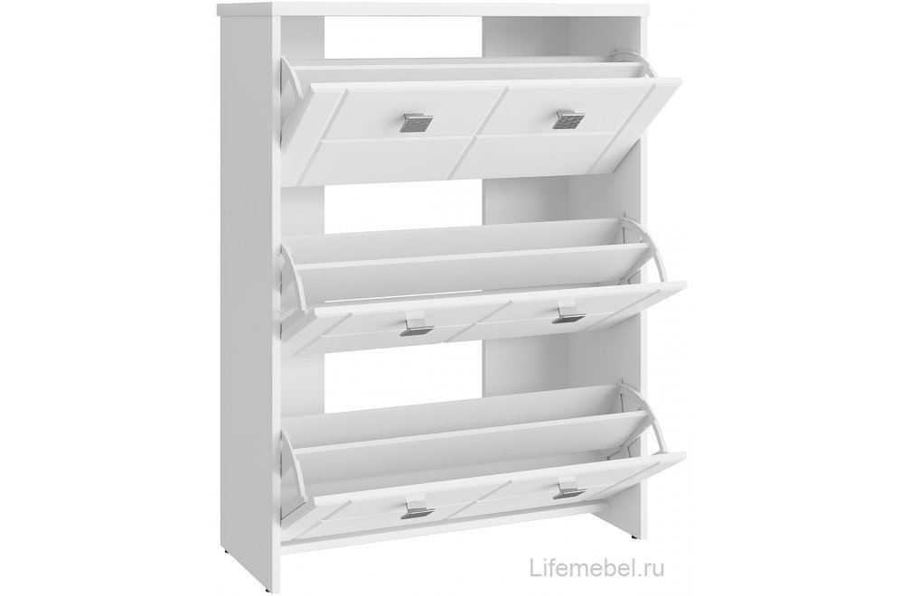 Обувница Изабель ИЗ-55К белое дерево