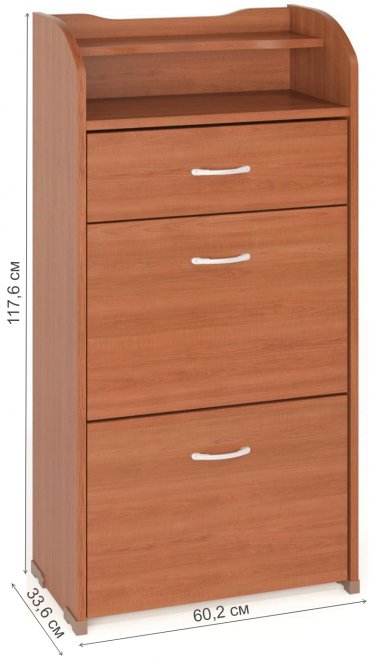 Обувница ТО-6 вишня