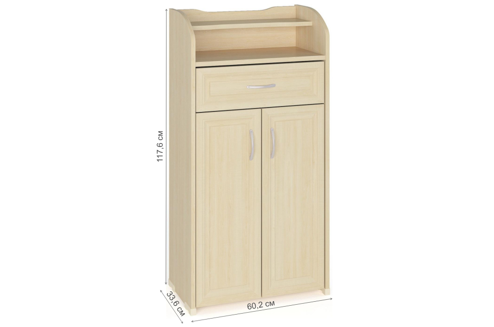 Обувница ТОФ-5 дуб молочный