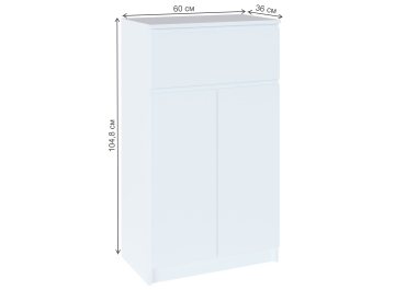 Тумба для обуви ТП-12 белый