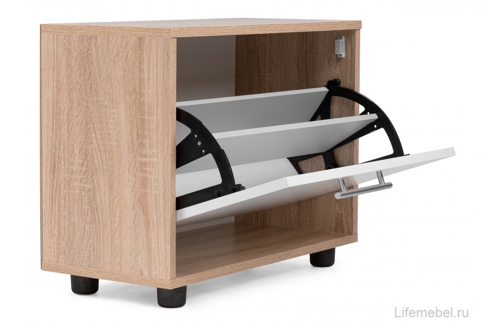 Обувница ТП-1 дуб сонома / белый