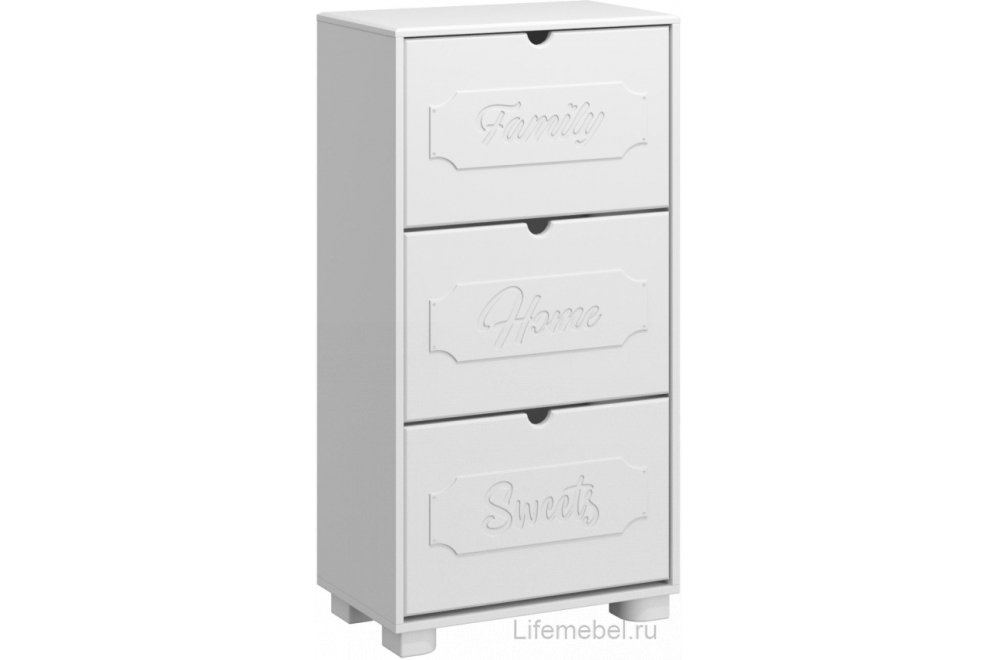 Обувница ДримСтар ДС-23 белое дерево