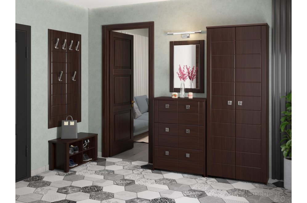 Обувница Изабель ИЗ-43 орех темный