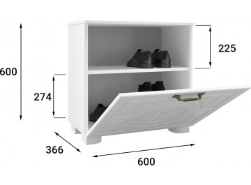 Обувница Монблан МБ-32К