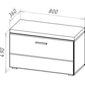 Обувница Shine