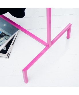 Вешалка для одежды I LOVE YOU 80см розовая