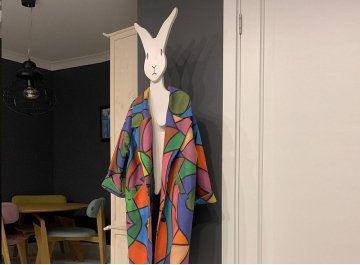 Напольная вешалка Крошка Зайка