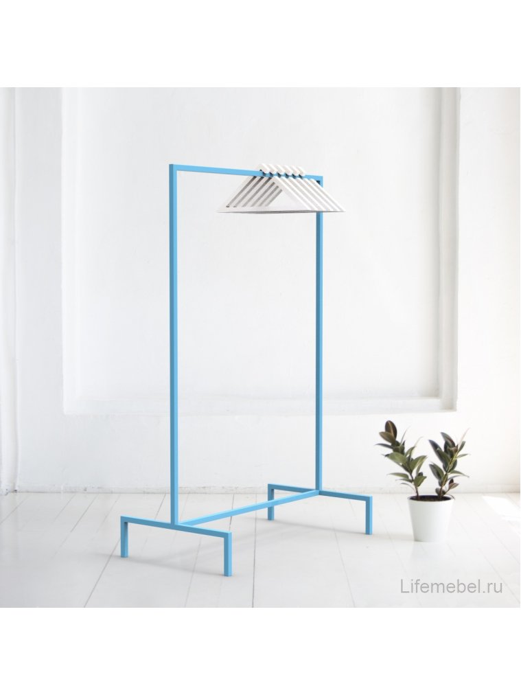 Напольная вешалка Metalframe голубая