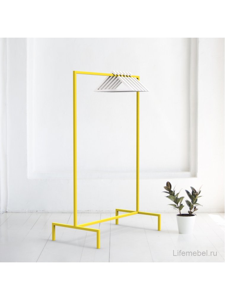 Напольная вешалка Metalframe желтая