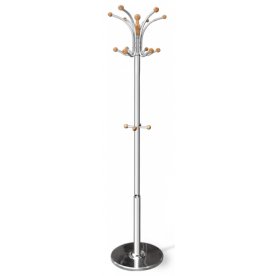 Вешалка YT-22B серебристый / светлый орех