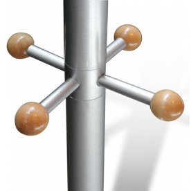 Вешалка YT-22B серебристый / светлый орех