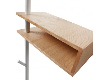 Вешалка настенная Belgrad белый / натуральный