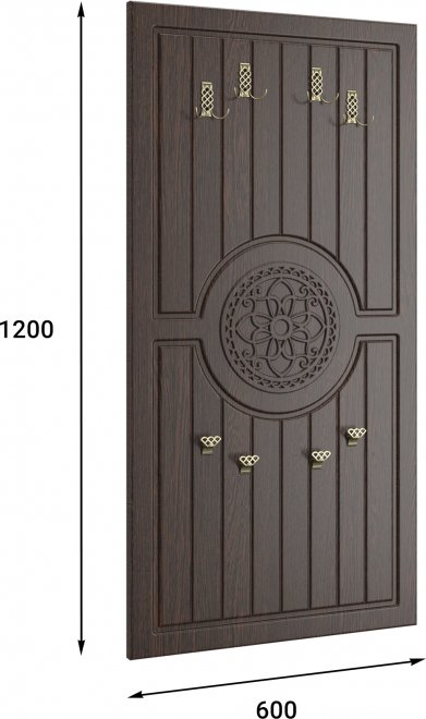 Настенная вешалка Монблан МБ-50 орех шоколадный