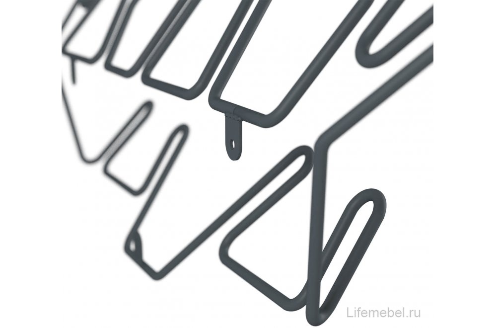 Настенная вешалка Sheffilton SHT-WH36 антрацит