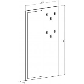 Настенная вешалка Виктория ВИ-21