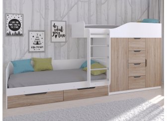 Двухъярусная кровать Астра 6
