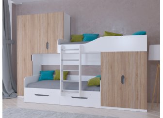 Двухъярусная кровать Лео