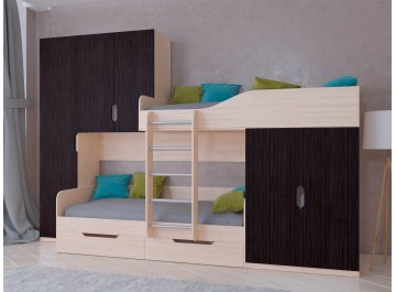 Двухъярусная кровать Лео