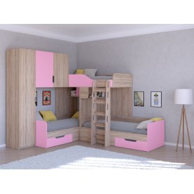 Двухъярусная кровать Трио/1