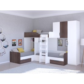 Двухъярусная кровать Трио/2