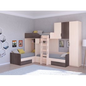 Двухъярусная кровать Трио/2
