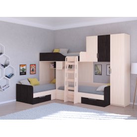 Двухъярусная кровать Трио/2