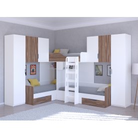 Двухъярусная кровать Трио/3