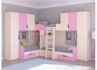 Двухъярусная кровать Трио/3