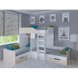 Двухъярусная кровать Трио