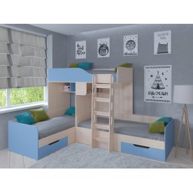 Двухъярусная кровать Трио