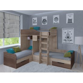 Двухъярусная кровать Трио