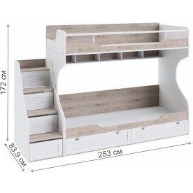 Двухъярусная кровать Ривьера