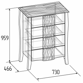 Комод Brownie 45