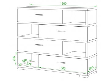 Комод СБ-40/4