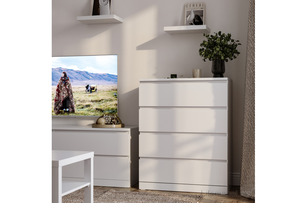 Комод Варма 4 белый