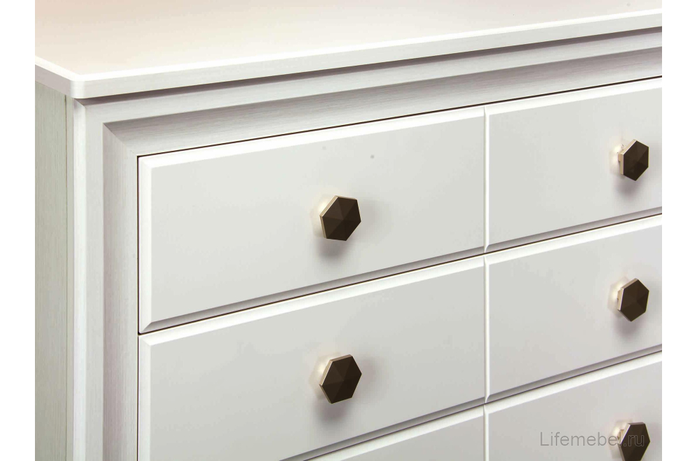 Комод Афины №362 кремовый белый