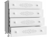 Детский комод Ассоль АС-5 белое дерево