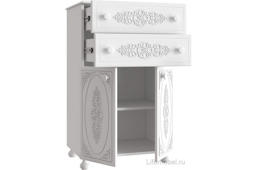 Комод Ассоль АС-63 белое дерево