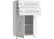 Детский комод Ассоль АС-63 белое дерево