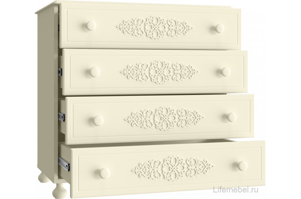 Комод Ассоль плюс АС-5 ваниль