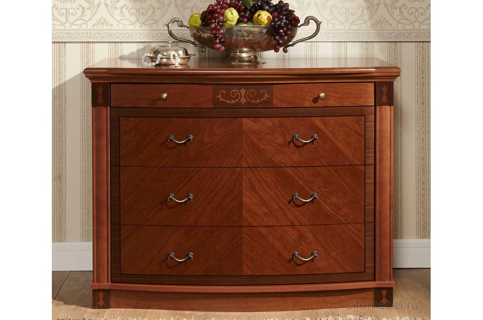 Комод Axmoble 926 мукали шпон / вишня шпон