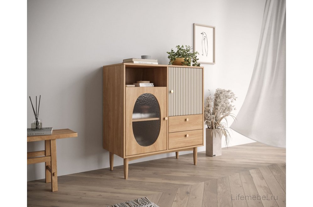 Комод Баббл (Bubbles) BBL06 Орех
