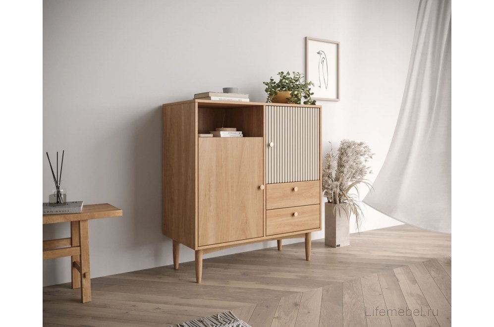 Комод Баббл (Bubbles) BBL06S Орех