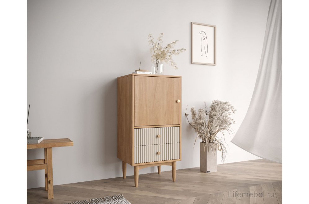 Комод Баббл (Bubbles) BBL11S Орех