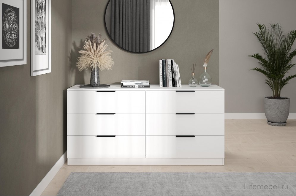 Комод home tower 12К.001.1 белый