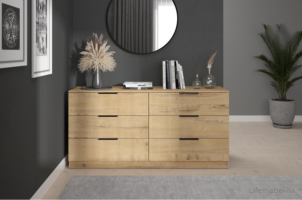 Комод home tower 12К.001.1 тиковое дерево