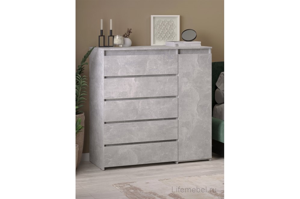 Комод City лдсп бетон